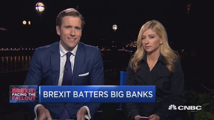 Brexit batters big banks