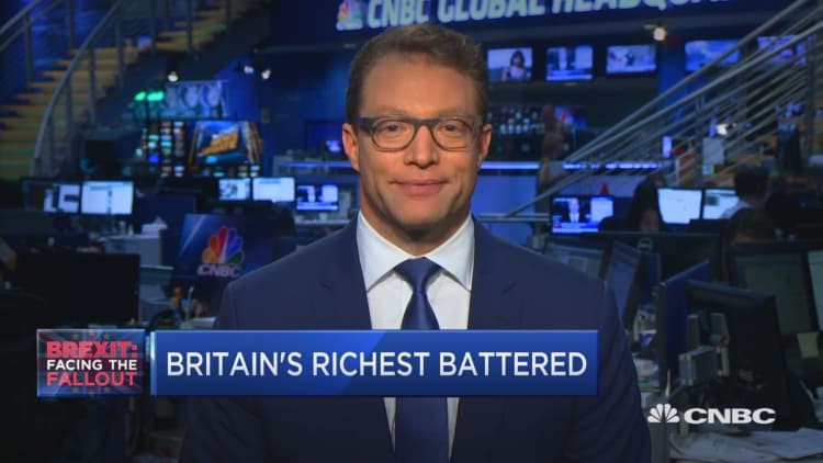 Britain's richest battered