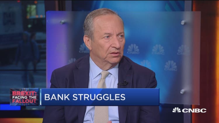 Blow to EU banks: Larry Summers