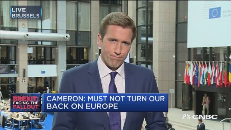 Cameron: UK must not turn its back on Europe 