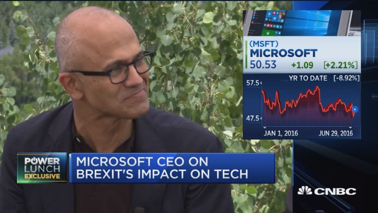 Nadella: Bringing certainty in a connected world
