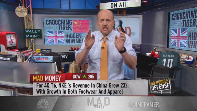 Cramer: China's sudden amazing strength, hidden by Brexit