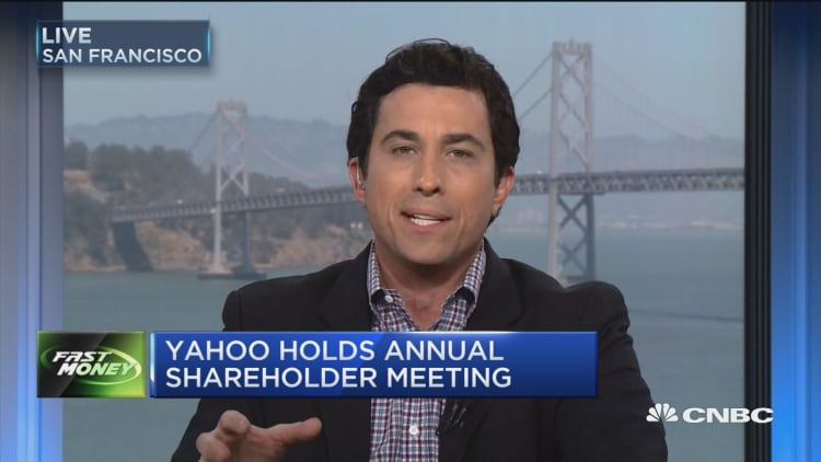 Yahoo holds annual shareholder meeting