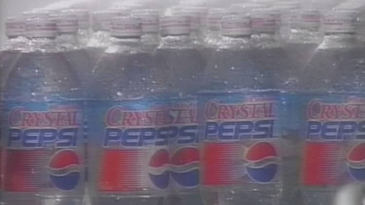 Crystal Pepsi form the 90s returning to stores