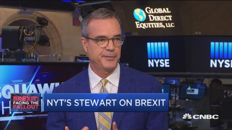 Finding a new EU financial capital: NYT's Jim Stewart