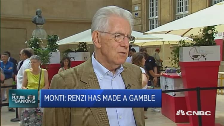 Italy needs more reforms: Former PM Mario Monti
