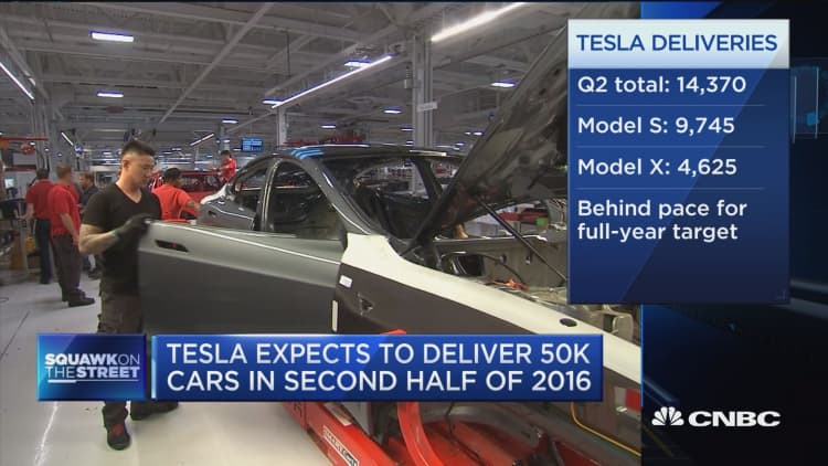 Tesla misses delivery target