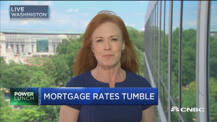Mortgage rates on their way down again?