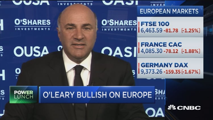 Bullish on European stocks: O'Leary