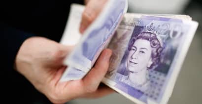 Pound briefly hits 2-month high, braces for Brexit parliament vote