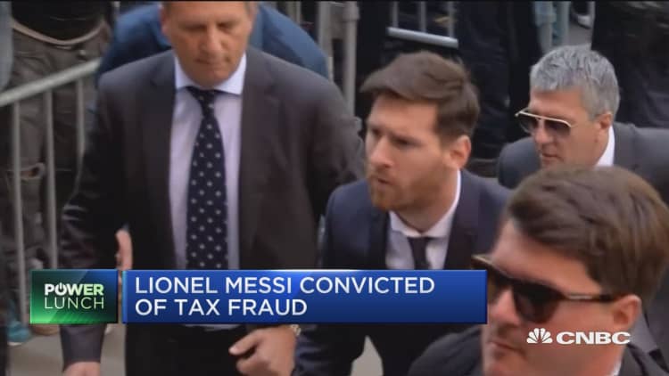 Messi convicted of tax fraud