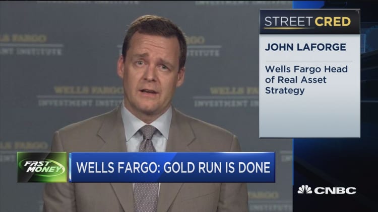 Wells Fargo: Gold run is done