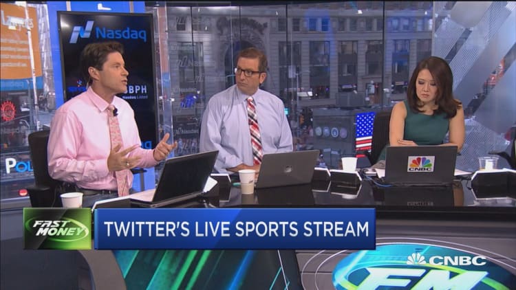 Twitter's live sports stream