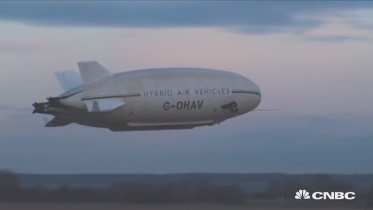 Luxury blimps ready for the skies