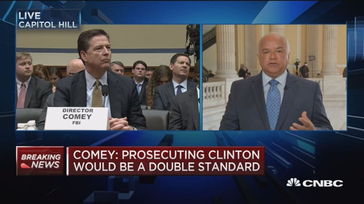 Comey grilled on all sides