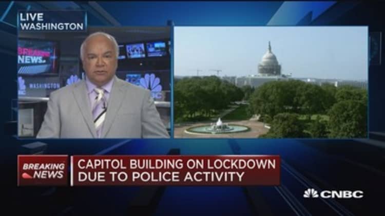 US Capitol on lockdown