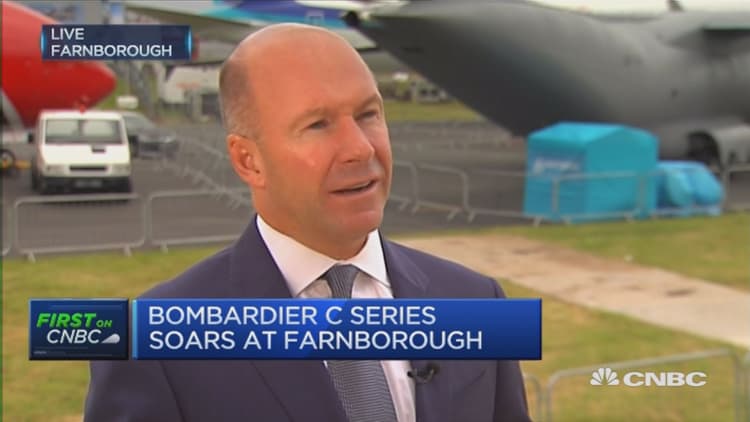 C-Series 100 to provide larger seat space: Bombardier CEO