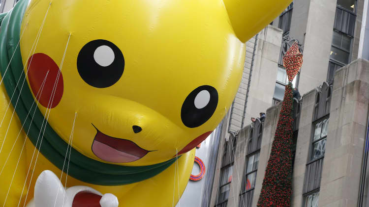 Nintendo shares surge with Pokemon Go success