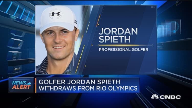 Jordan Spieth withdraws from Rio Olympics