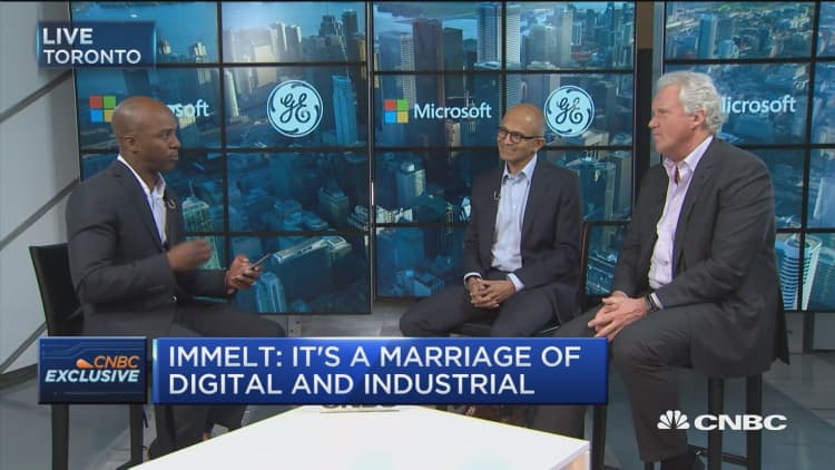 Microsoft & GE CEOs on cloud partnership