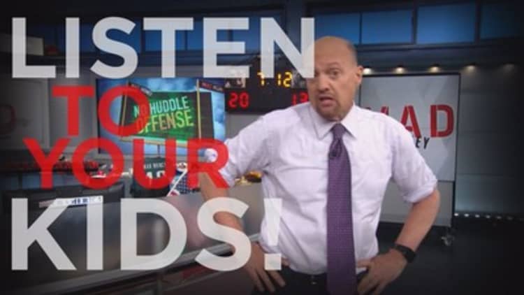 Cramer Remix: How your kid’s tech habits can make you money