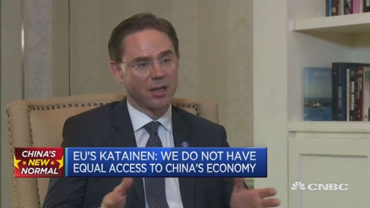 We don’t have equal access to China’s economy: EC's Katainen 