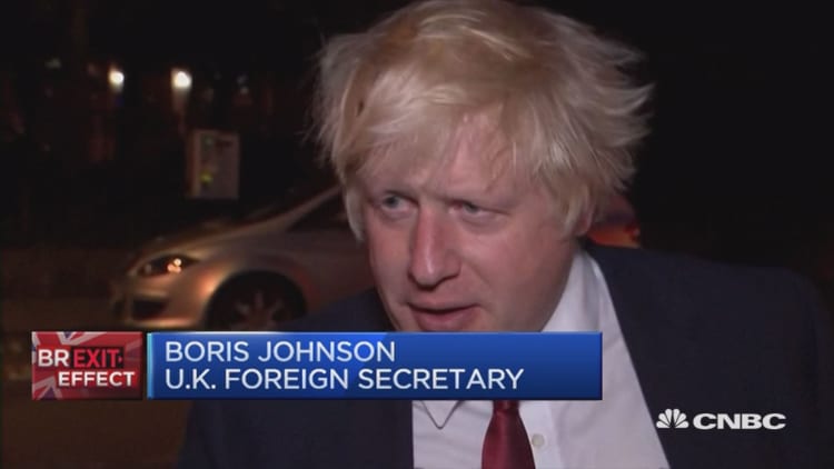 Big opportunity to succeed in relationship with EU: Johnson