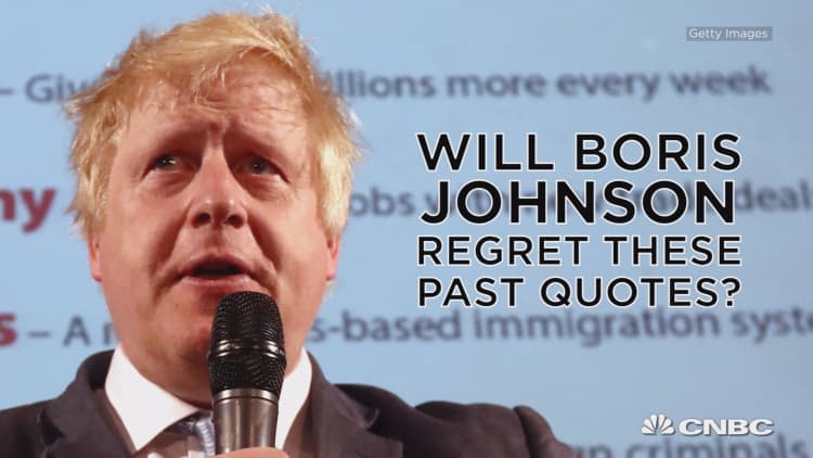 Boris Johnson in his own words