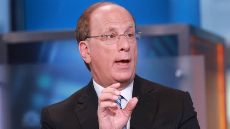 The market shouldn't be at record highs: BlackRock CEO