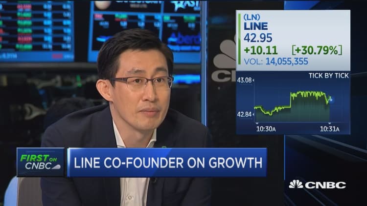 Line co-founder on growing users