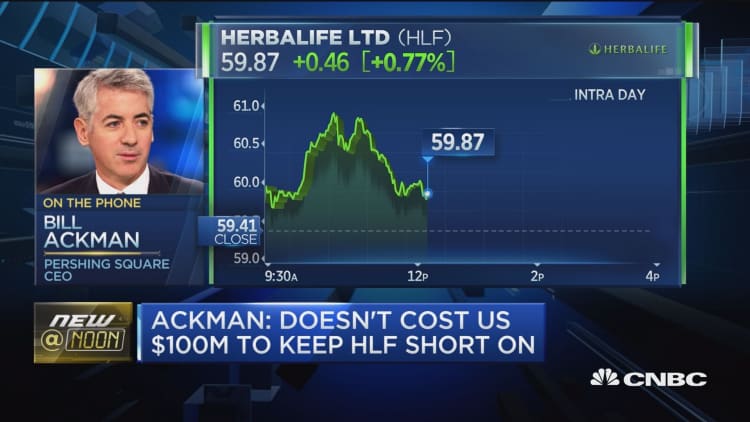 Ackman: Why we stayed short HLF