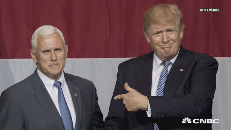 Pence & Trump don't always see eye-to-eye