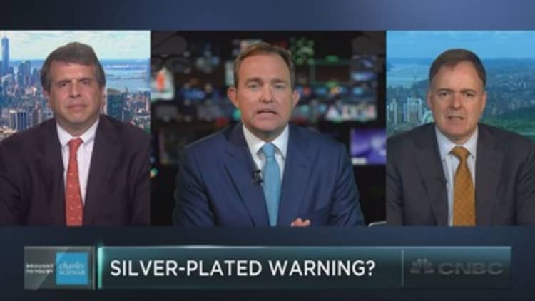 Silver is sending a warning to stocks: Strategist 