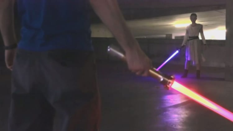 This Kickstarter lightsaber is highly customizable  