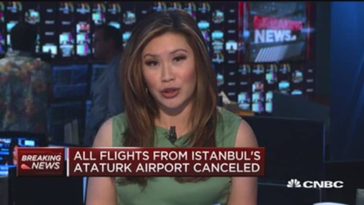 All flights from Ataturk airport canceled