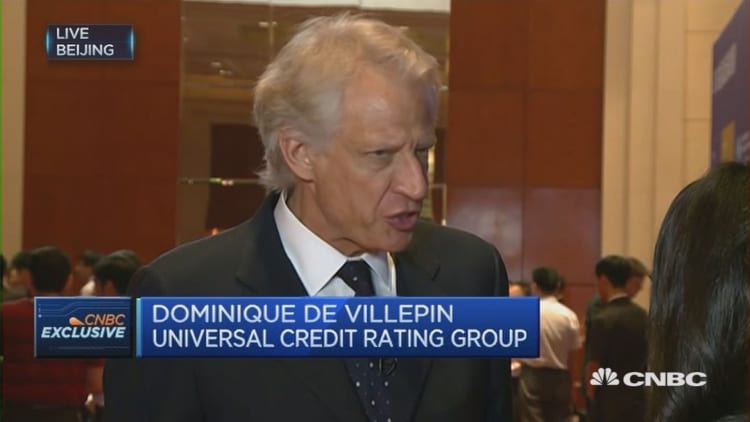 De Villepin: Military intervention can't be the only solution to terror