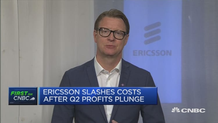 We have a new company structure: Ericsson CEO