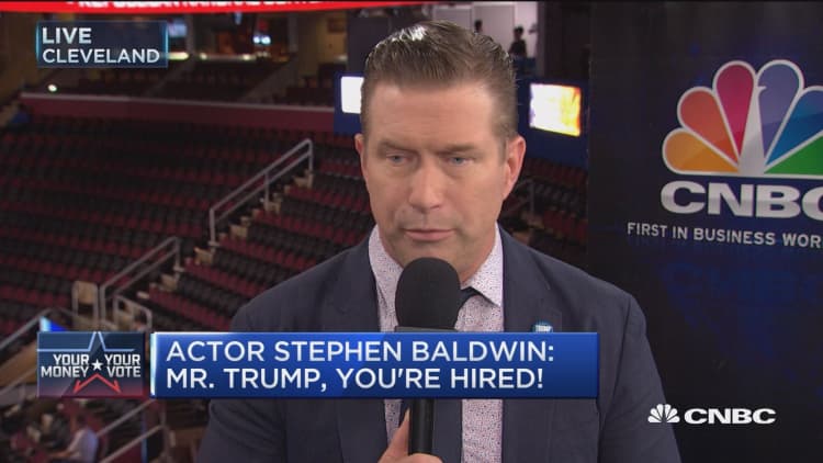 Actor Stephen Baldwin: Mr. Trump, you're hired!