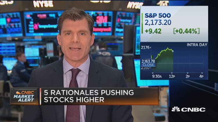 5 rationales pushing stocks higher