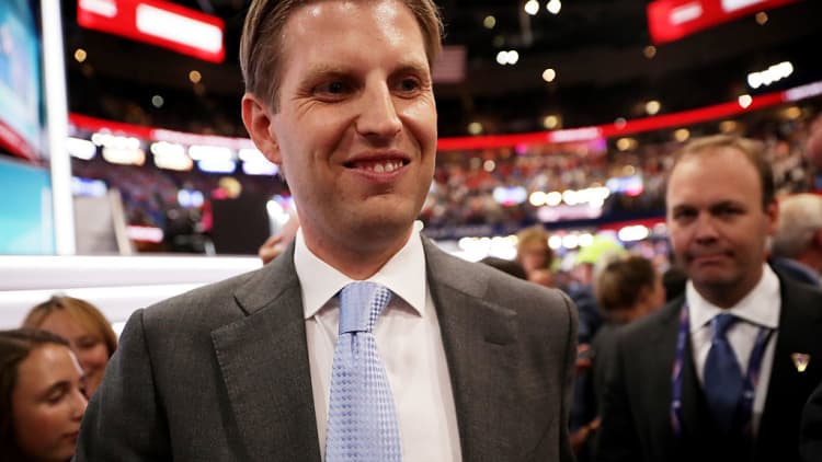 Eric Trump: My dad's not flip-flopping on immigration