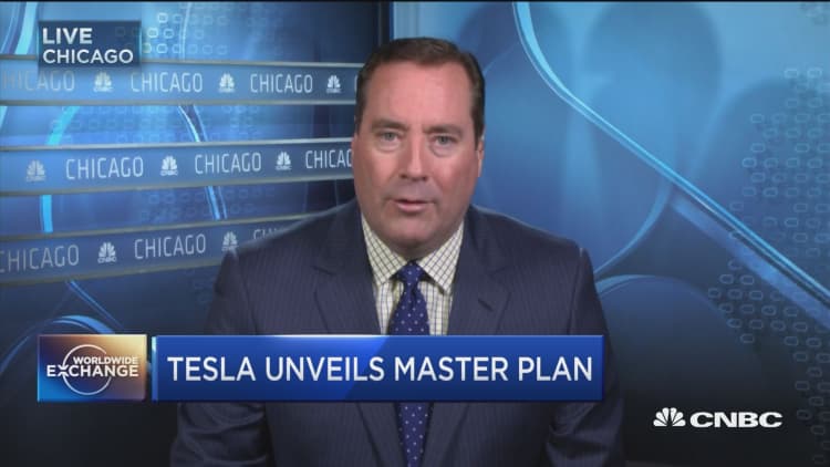 Musk reveals master plan for Tesla 