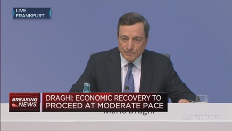 Risks to euro area growth outlook remain tilted to downside: ECB