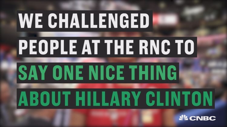 Watch these Republicans struggle to say ONE nice thing about Hillary
