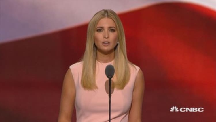 Ivanka Trump: I will work with my father for wage equality