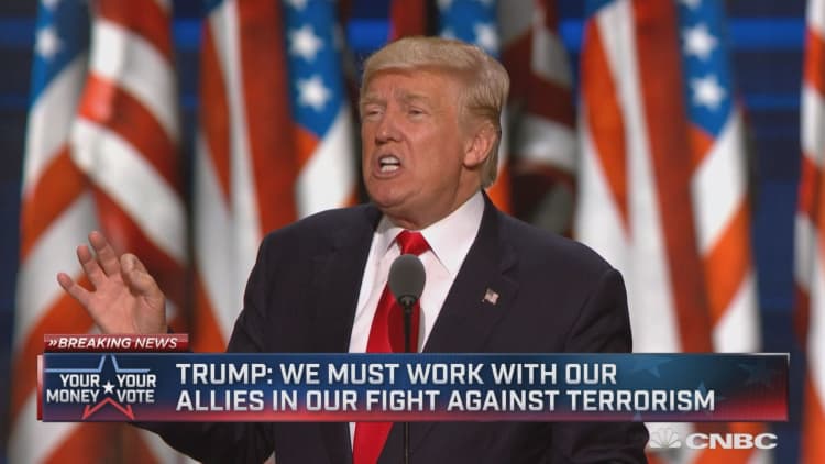 Trump: I only want to admit those who support our values