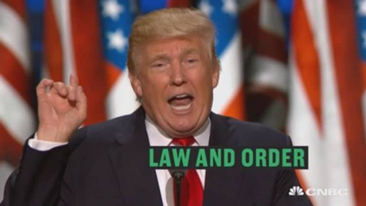 Trump: The law and order candidate