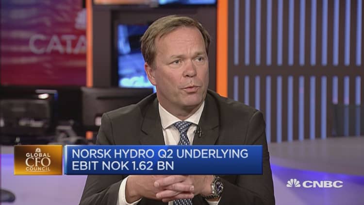 Expect moderate market growth in Europe: Norsk Hydro CFO