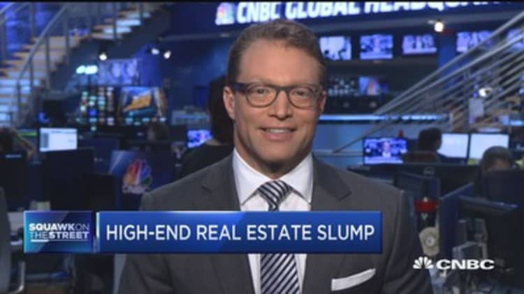 Hamptons real estate slump
