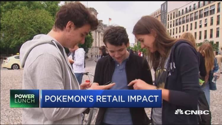 Pokemon Go pays off for retailers
