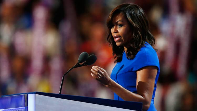 Michelle Obama: Trump allegations have 'shaken me to my core'